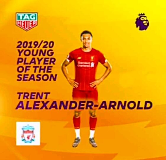 Trent Alexander-Arnold Wins Premier League Young Player Of The Season ...