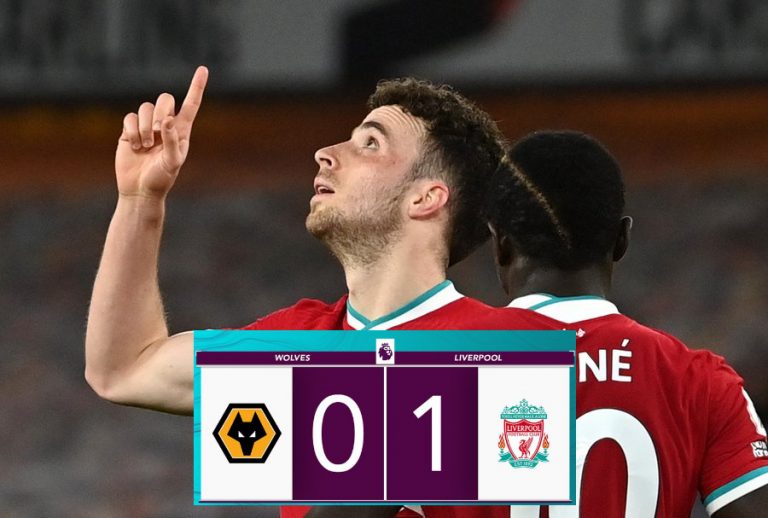 FT: Wolves 0-1 Liverpool, Jota Strikes Sink Former Team! (Match Report And Highlight