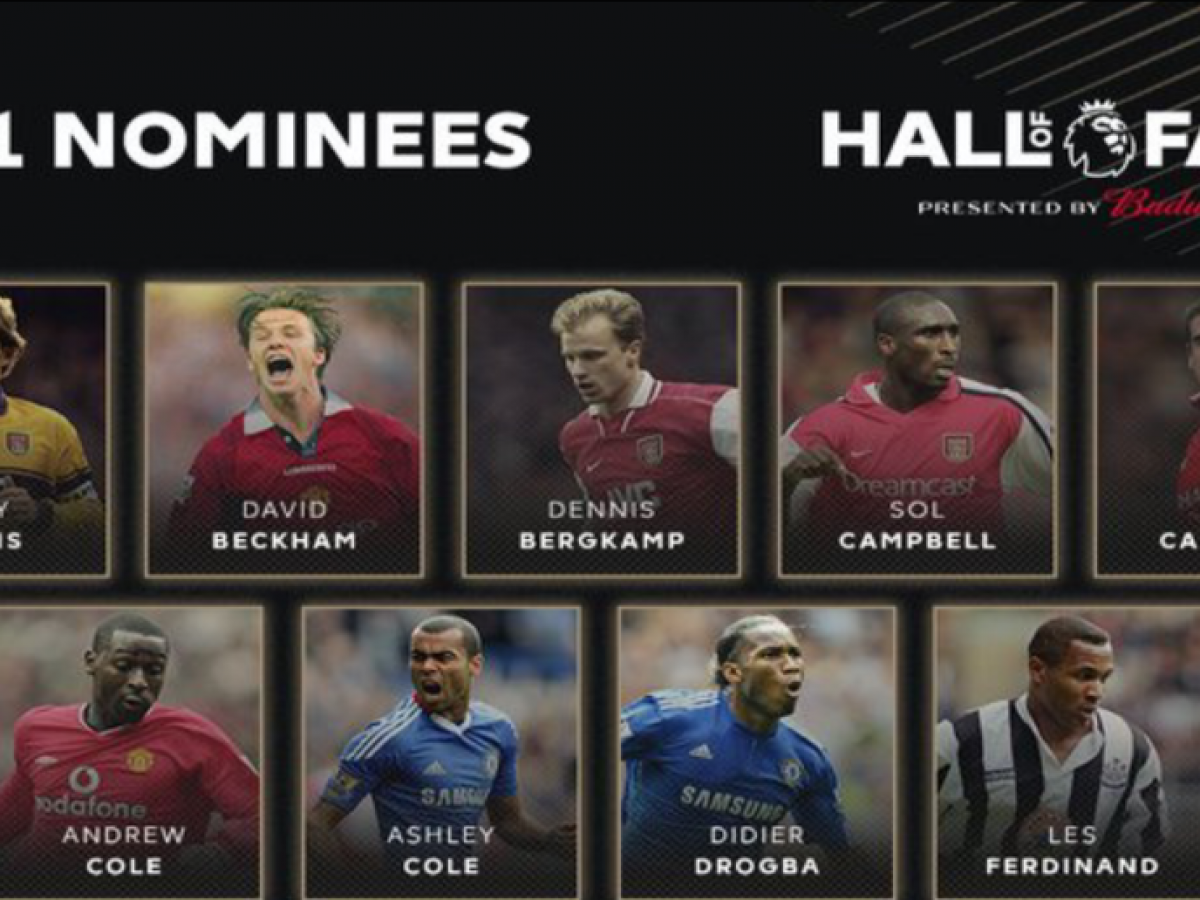 23 Legends Named On Premier League Hall Of Fame Shortlist