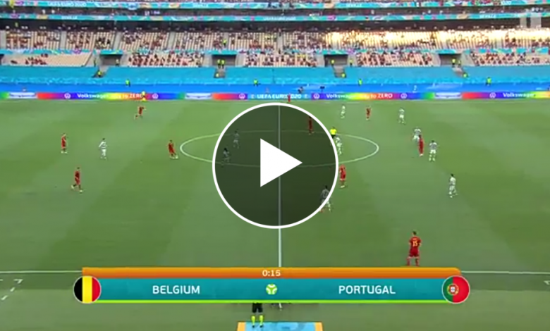 Belgium Vs Portugal EURO 2020 LIVE MATCH Updates! - MySportDab