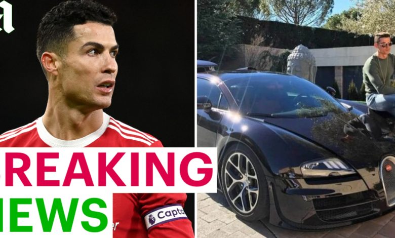 BREAKING! Cristiano Ronaldo's £1.7m Bugatti In Car Accident (Details ...