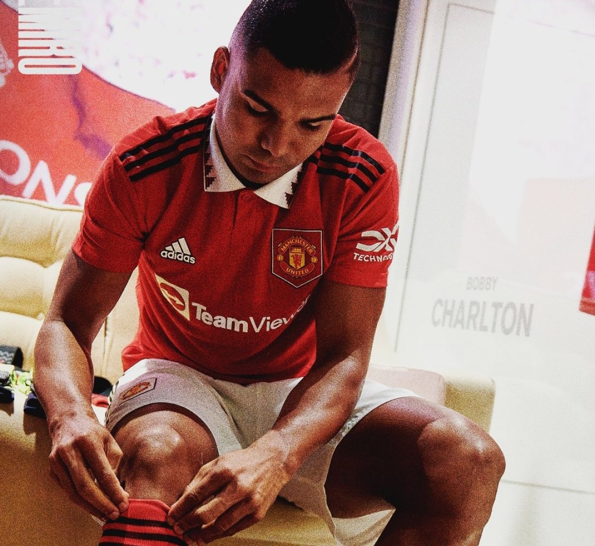 First photos of Casemiro in Man Utd adidas kits for 202223 season