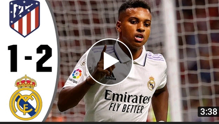 FT: Madrid 1-2 Real Los Blancos Wins Madrid Derby! (VIDEO HIGHLIGHTS) - MySportDab