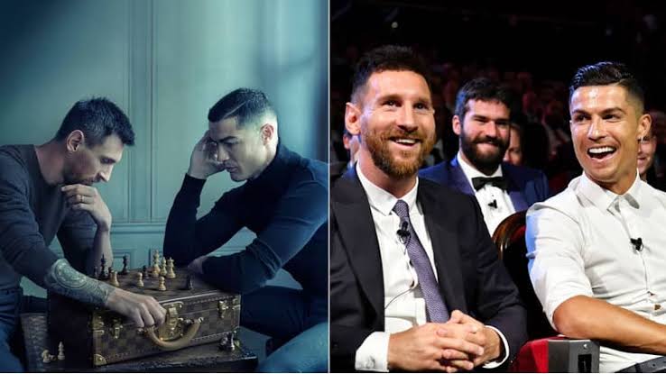 ronaldo and messi wallpapers together chess｜TikTok Search