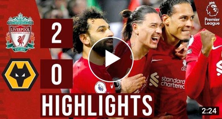 FT: 2-0 Wolves, Salah STRIKES! (VIDEO HIGHLIGHTS) MySportDab