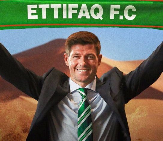 Official Ettifaq Unveil Steven Gerrard As New Manager [video] Mysportdab