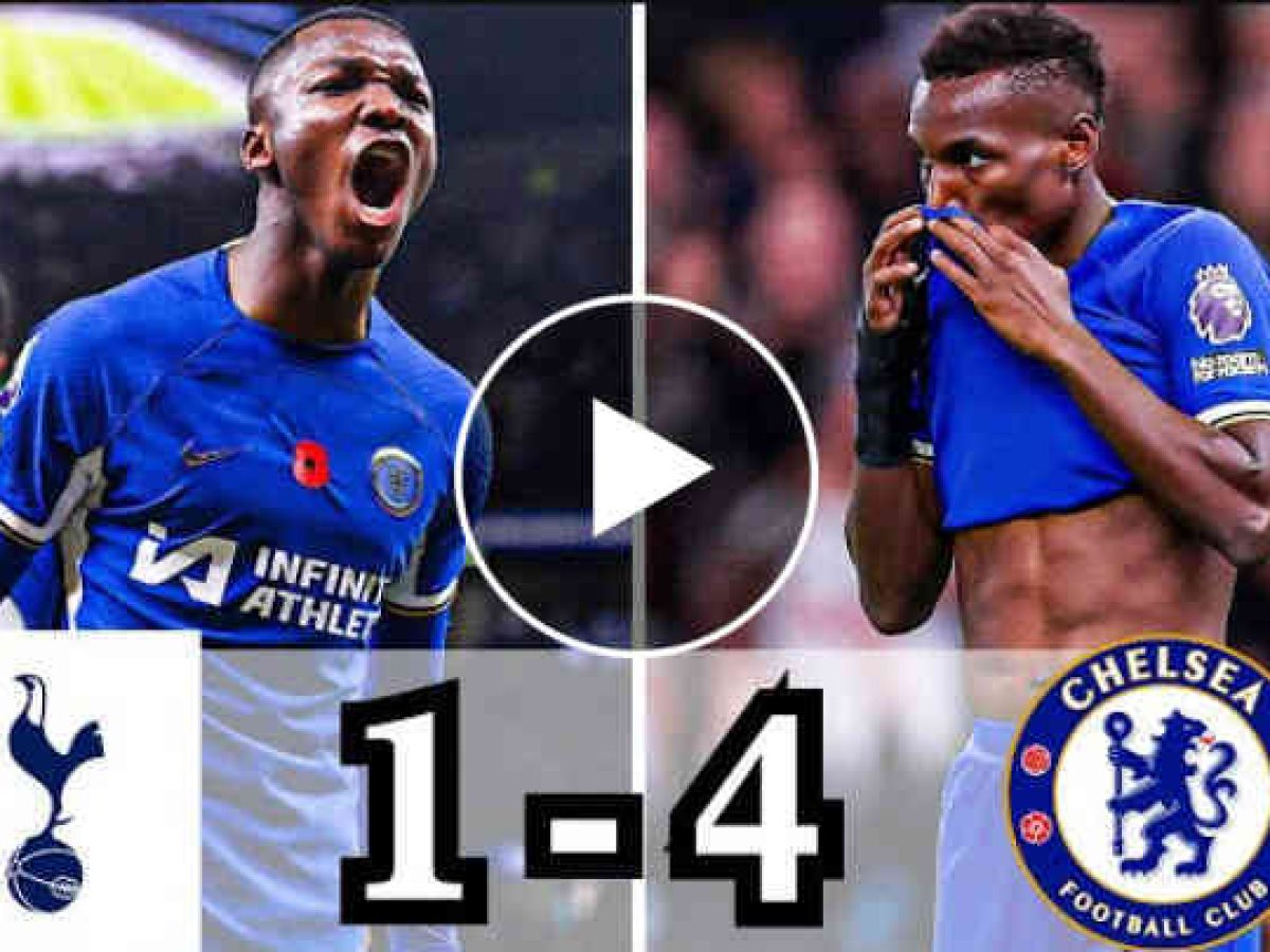 Highlights: Tottenham 1-4 Chelsea, Video, Official Site