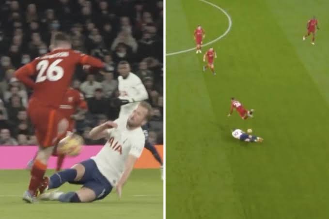 Harry Kane Challenge On Andy Robertson