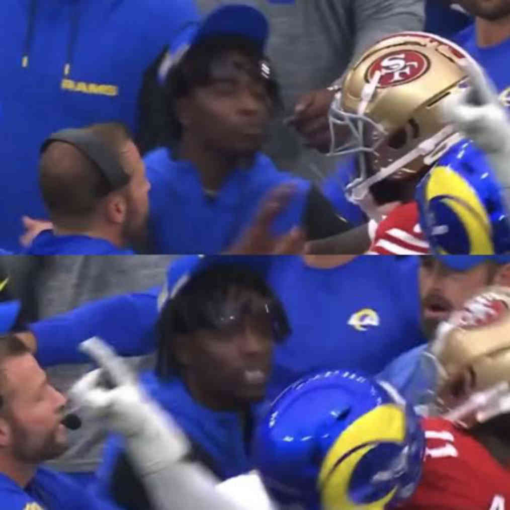 Brandon Aiyuk & Rams Sideline Scuffle Breakdown